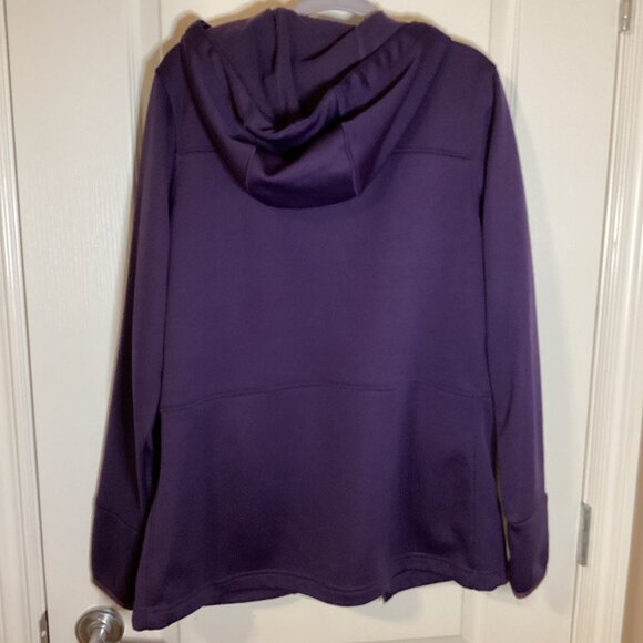 O'Neill Women's Fleece Zip Up Hoodie Purple Size XL Sports Gym Activewear Pocket - Picture 5 of 8